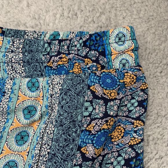 Knox Rose Women XXL Boho Pull On Pants Floral Wide Leg Bohemian Hippy Festival - Picture 4 of 16